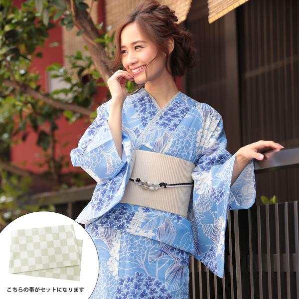 激安通販の ♡美品♡プティマイン あじさい 浴衣 90 i9tmg.com.br