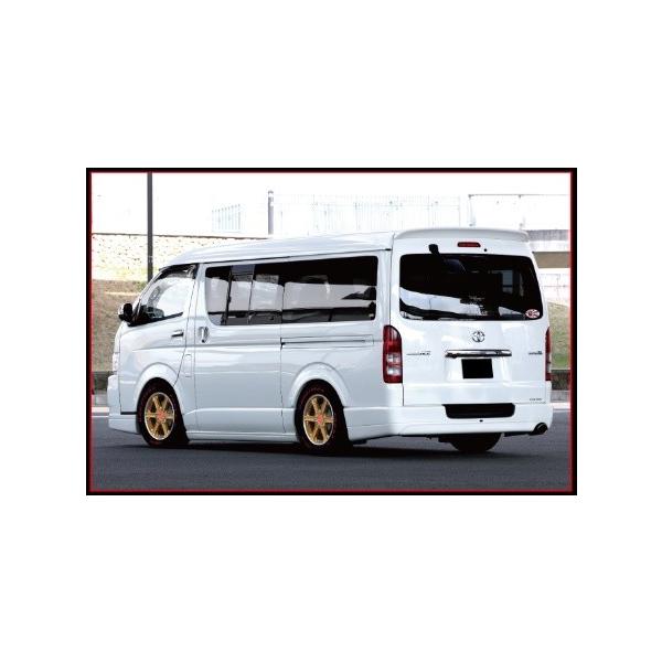 BEECAS ハイエース 200系 1 2型 ワイド車 リアバンパースポイラー