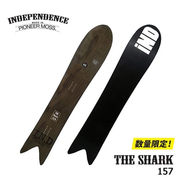 INDEPENDENCE MOSS パウダー用スノーボード THE SHARK 157cm 板 正規品