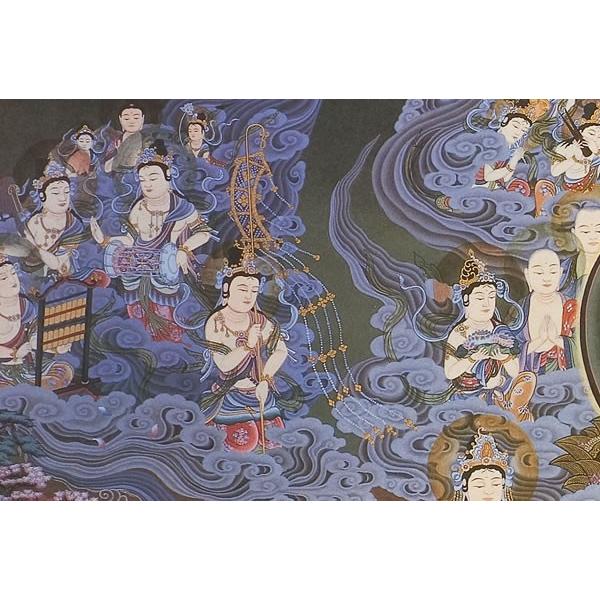 仏画ポスター 阿弥陀来迎図 /【Buyee】