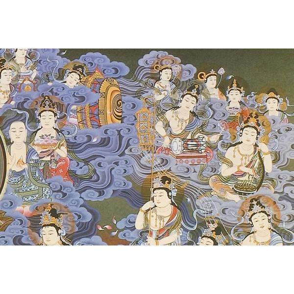 仏画ポスター 阿弥陀来迎図 /【Buyee】 仏画ポスター 阿弥陀来迎図 /【Buyee】