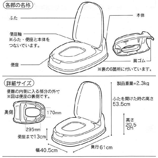 リフォームトイレ洋式便座両用型TONBO(新輝合成株式会社) 段差がある和