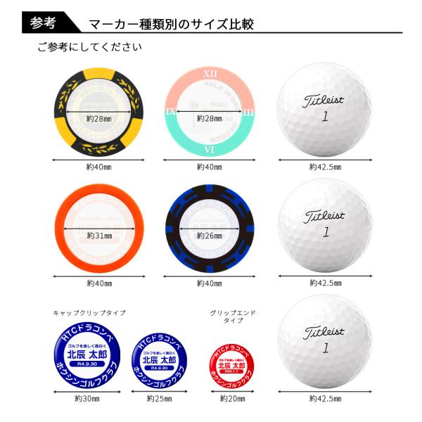 ゴルフマーカー 写真 カジノチップマーカー オリジナルマーカー