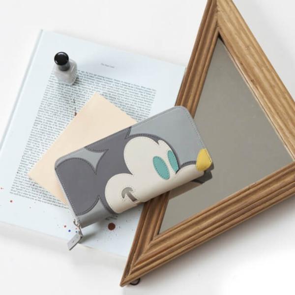 Accommode アコモデ ディズニー ミッキーマウス スターレザーウォレット ACCOMMODE - Accommode アコモデ ディズニー ミッキーマウス スター