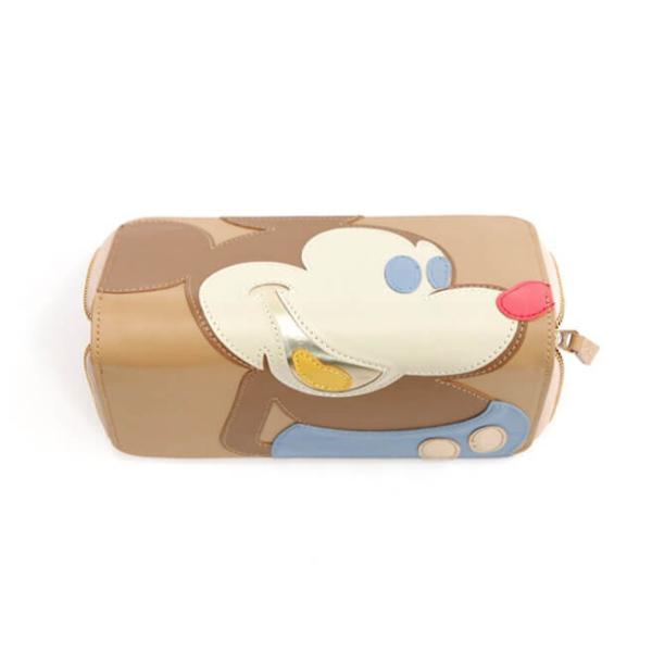 送料無料☆ディズニー ミッキー パッチワーク レザー ウォレット