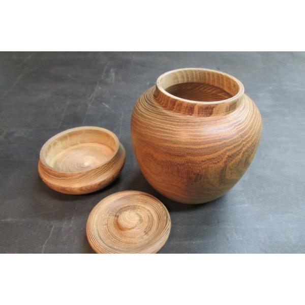 本桑木地仕上げ茶入れ 煎茶道具 紙箱 木製 美しい杢 茶筒 工芸