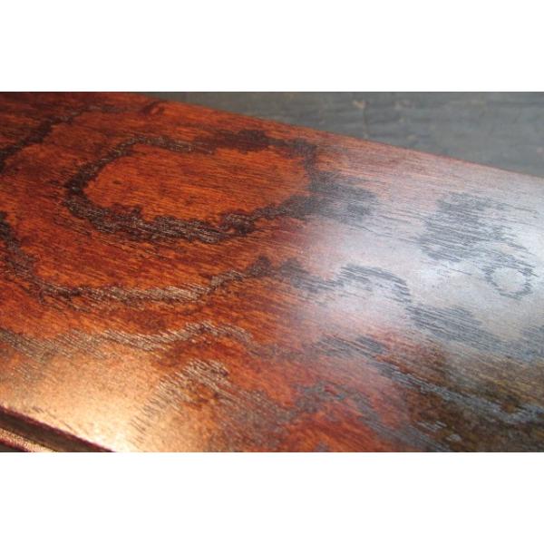 神代玉杢欅拭き漆飾り箱 筆箱 文箱 手許箱 木製 厚板 銘木 神代木 拭き