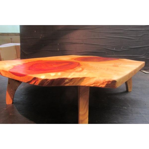 無垢木材 扇型花台 大迫力 かわいい木製オブジェ 木の温もり 年輪