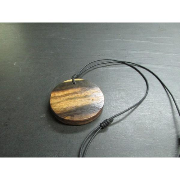 黒柿ポリウレタン仕上げ円ペンダント：a 木製 丸形 木のペンダント