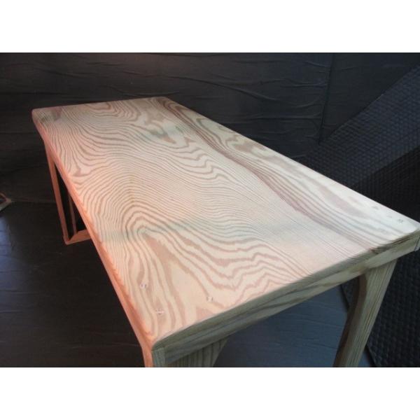 肥松薄板組み合わせポリウレタン仕上げ座卓木製コンパクト座卓御膳台ロ 
