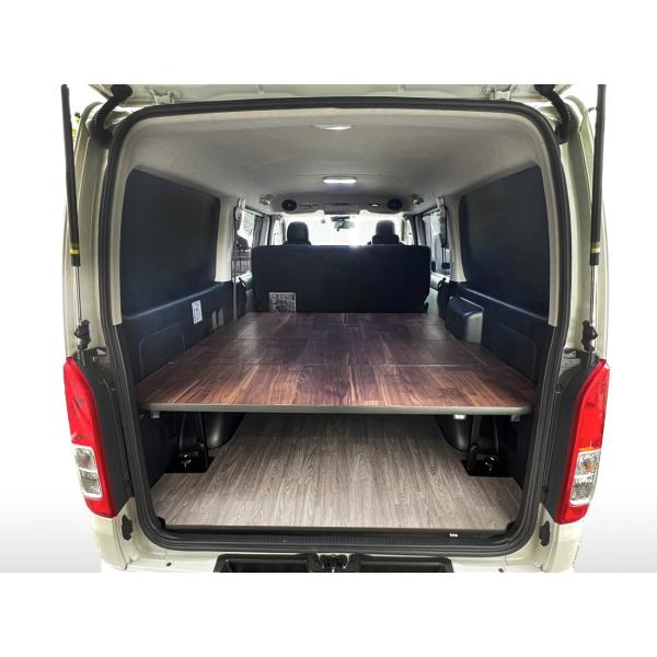 標準S-GL用 硬質マットタイプ ベッドキット ハイエース200系 8型対応 荷室棚／トヨタ HIACE スーパーGL DARK PRIME  レジアスエース 棚 hyog ヒョーグ /【Buyee】