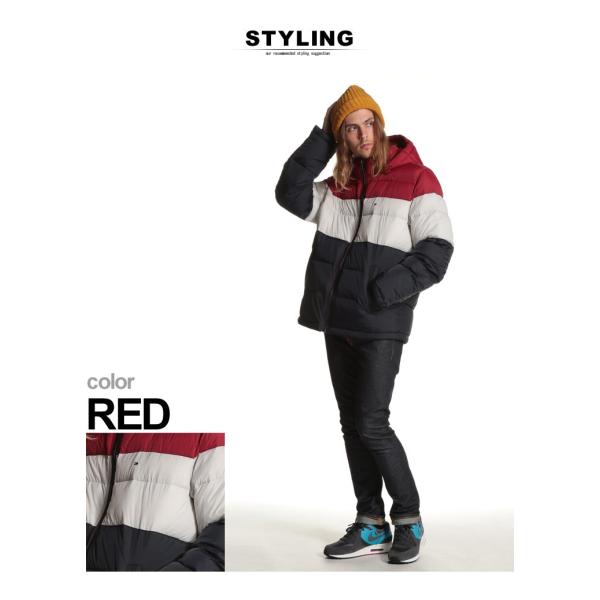 TOMMY HILFIGER トミーヒルフィガー トリコロールカラー 中綿 