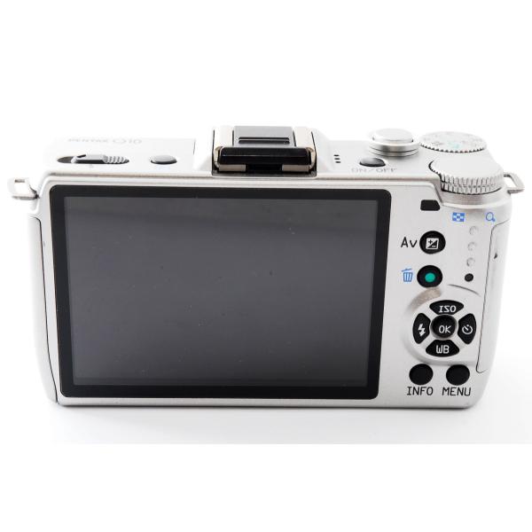 ペンタックス ミラーレス PENTAX Q10 レンズキット シルバー 中古 SD