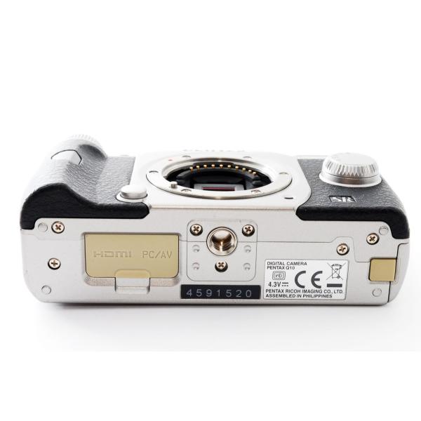 ペンタックス ミラーレス PENTAX Q10 レンズキット シルバー 中古 新品 