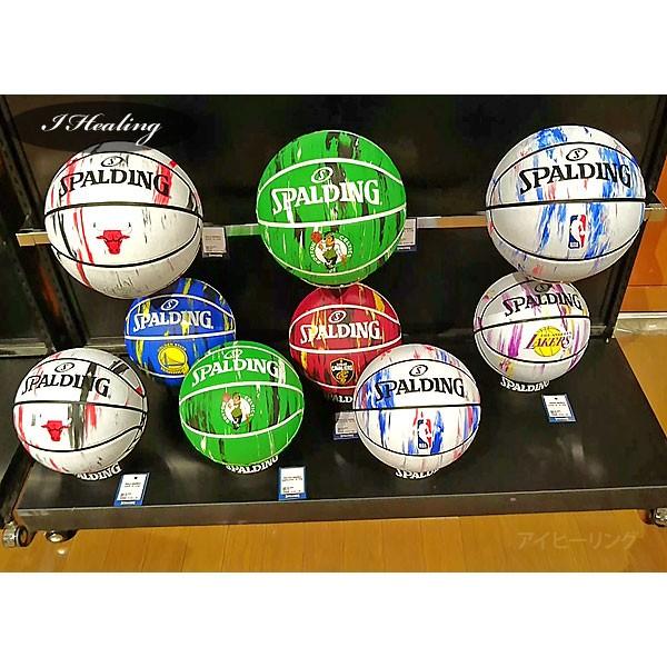 SPALDING ミニバス バスケットボール5号 NBAゴールデンステイト