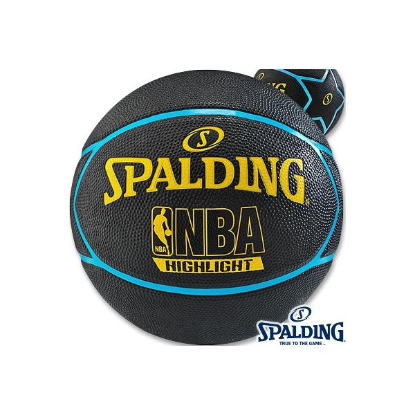 外用バスケットボール7号 SPALDING星形ネオンハイライト ブルー 外用バスケットボール7号 SPALDING星形ネオンハイライト ブルー