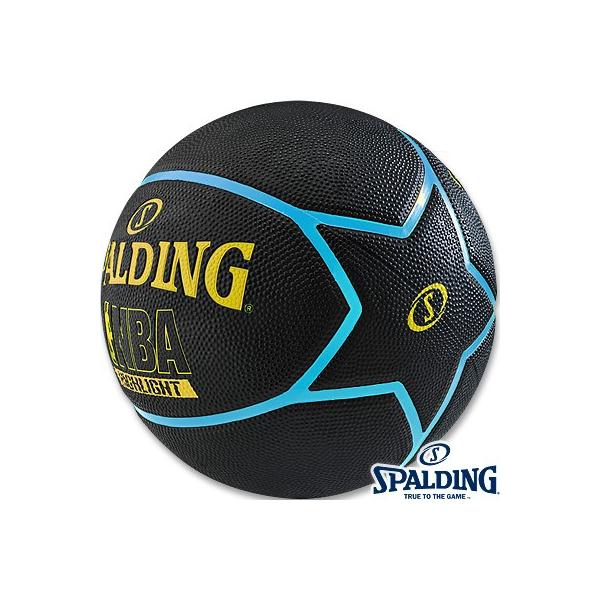 外用バスケットボール7号 SPALDING星形ネオンハイライト ブルー 外用バスケットボール7号 SPALDING星形ネオンハイライト ブルー