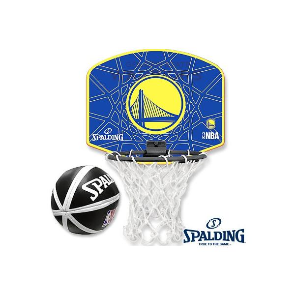 スポルディング SPALDING NBAウォリアーズ 壁掛け室内用バスケット