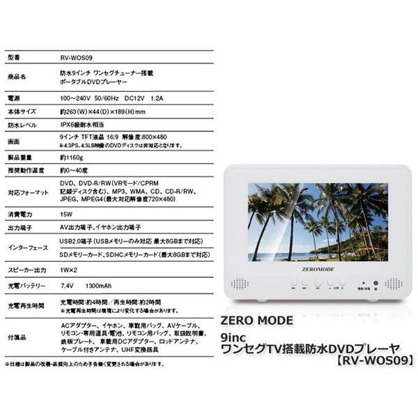 zeromode dvd プレーヤー 説明 書