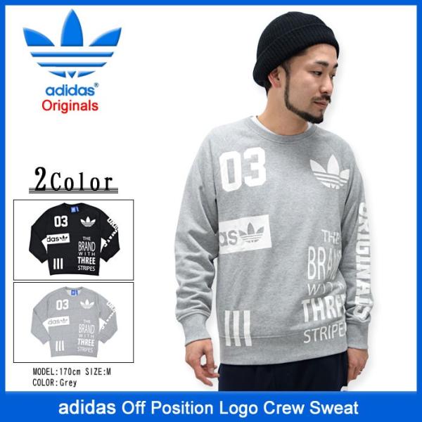 adidasのトレーナー アディダス adidas トレーナー メンズ オフ ポジション ロゴ