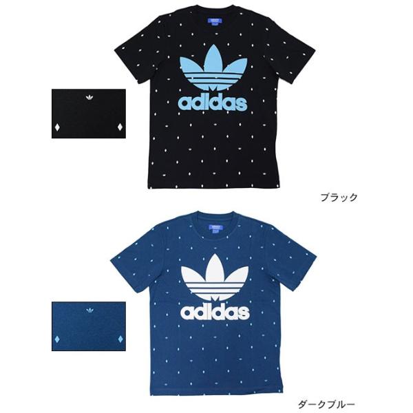 アディダス adidas Tシャツ 半袖 メンズ アーガイル ポルカ ドット