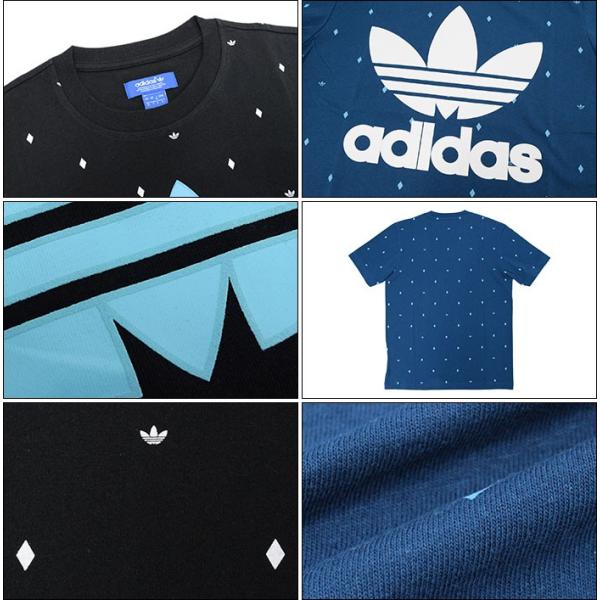 アディダス adidas Tシャツ 半袖 メンズ アーガイル ポルカ ドット