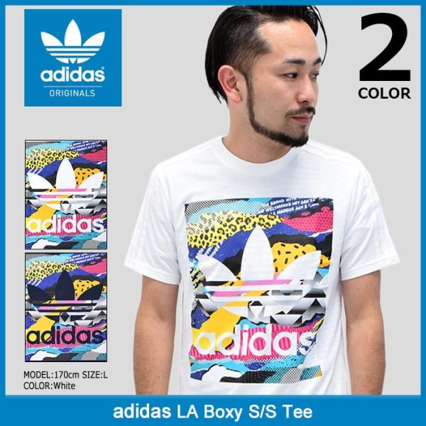 アディダス adidas Tシャツ 半袖 メンズ LA ボクシー オリジナルス(LA