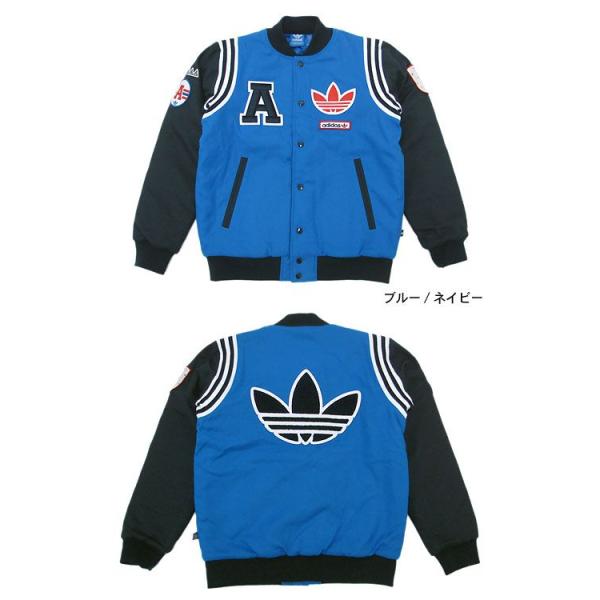 adidas M33848 スタジャン Mサイズ　アディダスオリジナルス アディダス adidas ワッペン スタジアム ジャケット ブルー