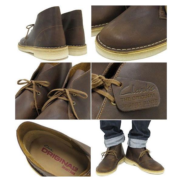 クラークス CLARKS デザート ブーツ ビーズワックスレザー メンズ男性