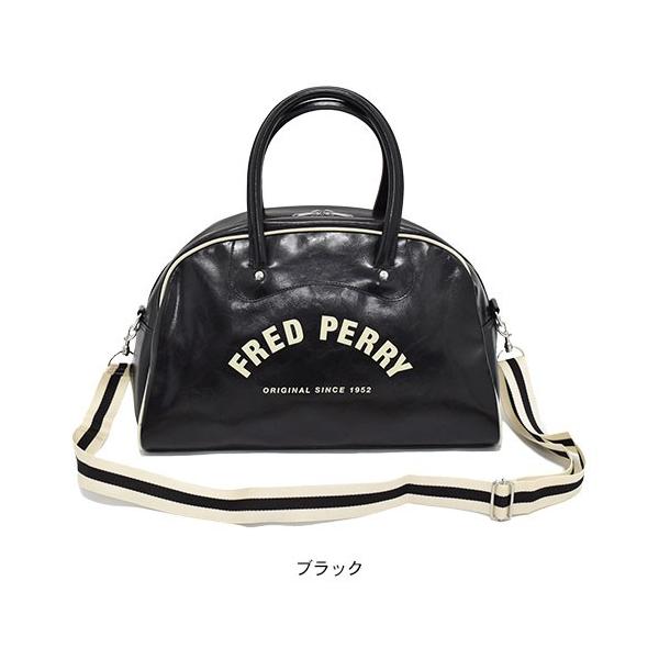 FRED PERRY ボストンバッグ REFINED PU GRIP BAG