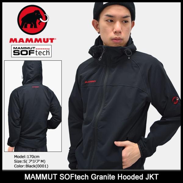 マムートMAMMUT ジャケットメンズソフテックグラナイトフーデッド