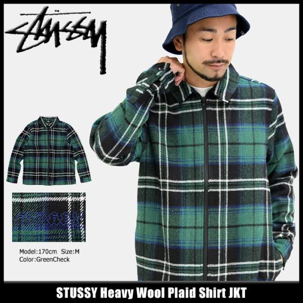 ステューシー ジャケット STUSSY メンズ Heavy Wool Plaid Shirt