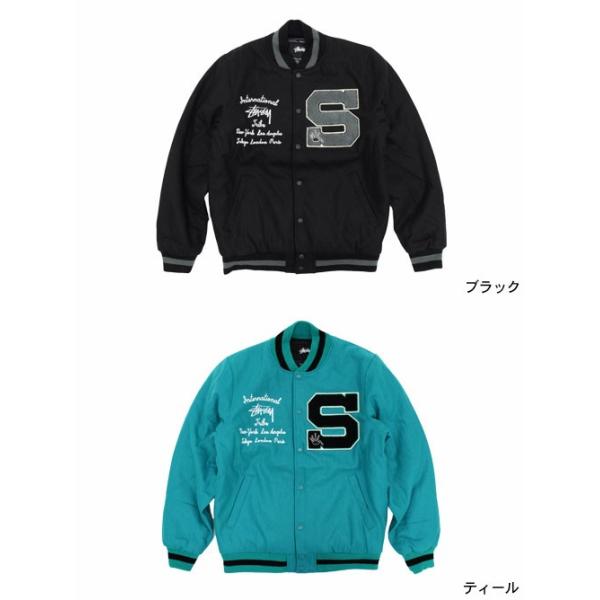 ステューシー STUSSY ジャケット メンズ Big S Letterman(stussy