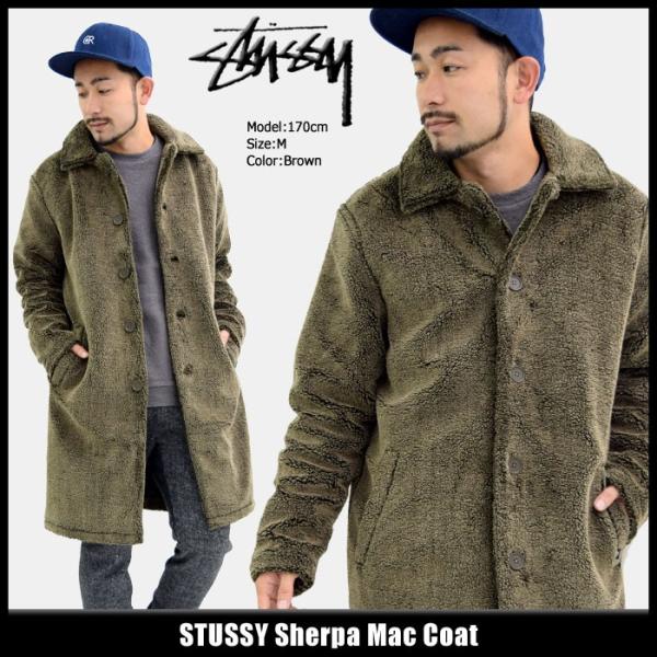 ステューシー STUSSY ジャケット メンズ Sherpa Mac(stussy coat