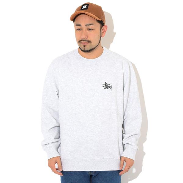 ステューシー⭐M⭐BASIC STUSSYベイシック スウェット ホワイト ステューシー トレーナー STUSSY メンズ Basic Stussy ( sweat