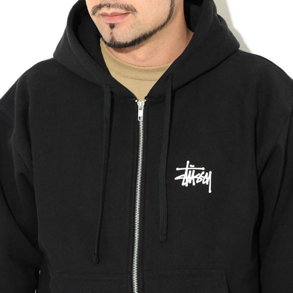 商品 stussy ジップパーカー ブラック XL | solinvet.com