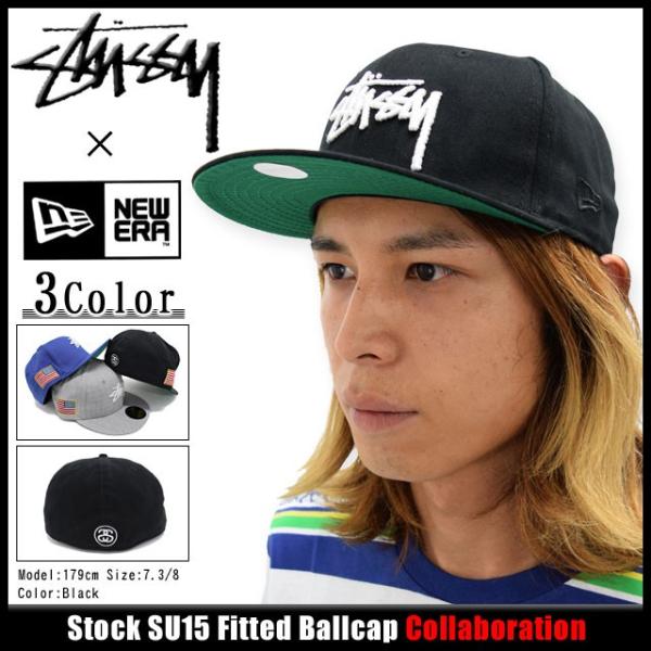 ステューシー STUSSY×NEW ERA ニューエラ キャップ 帽子 Stock SU15