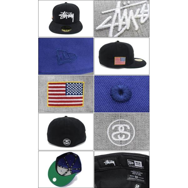 ステューシーSTUSSY×NEW ERA ニューエラキャップ帽子Stock SU15 Fitted