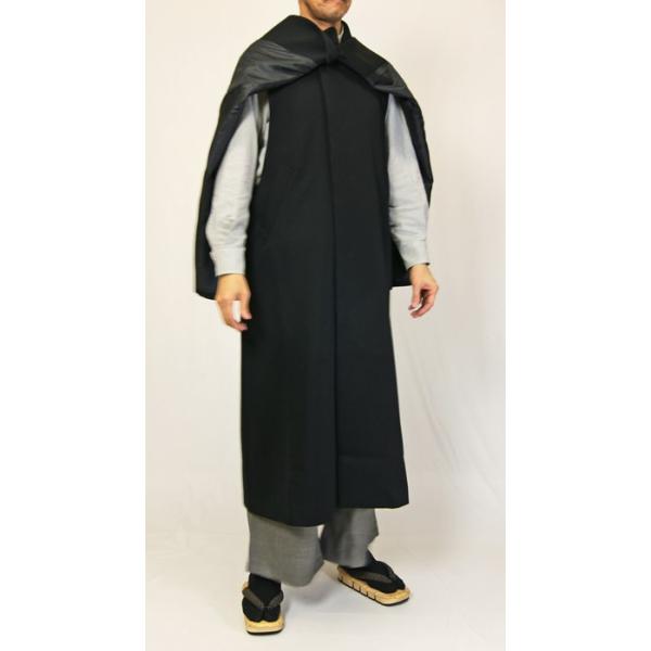 紳士とんびコートインパネコート 黒色 和装洋装兼用 メンズ 紳士とんびコートインパネコート 黒色 和装洋装兼用 メンズ