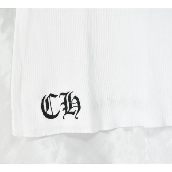 クロムハーツ CHROME HEARTS タンクトップ レザークロスパッチ＆CH