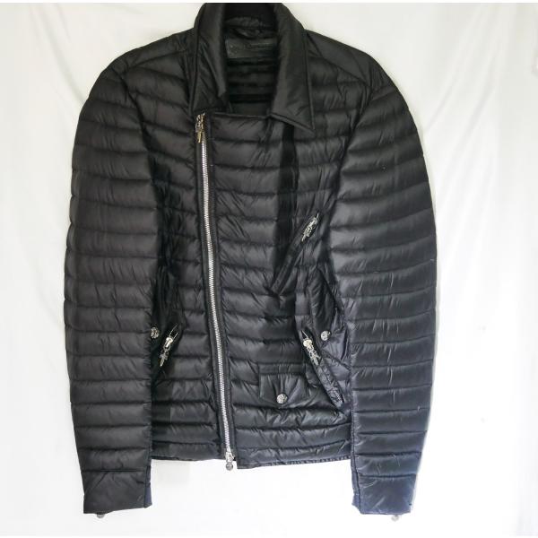 クロムハーツ CHROME HEARTS GABBA FABRIC V4J QUILTED ダブルジップ 