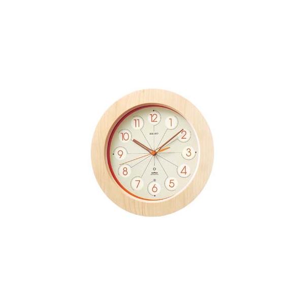 セイコークロック[SEIKO CLOCK] 電波クロック掛け時計レトロモダン