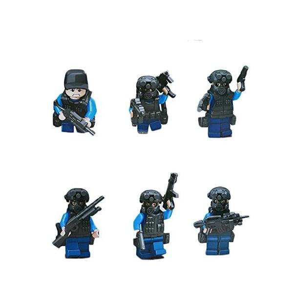 レゴ(LEGO）互換 SWAT 特殊部隊 6体武器セット 並行輸入品 /【Buyee