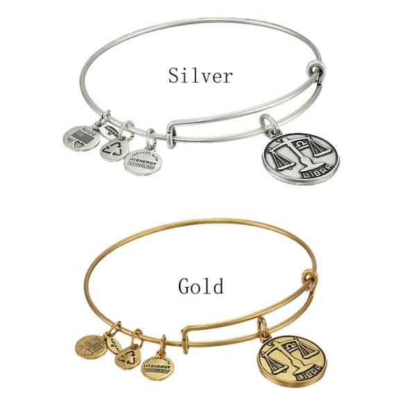 Alex and Ani アレックス アンド アニ ワイヤーバングル 星座 zodiac