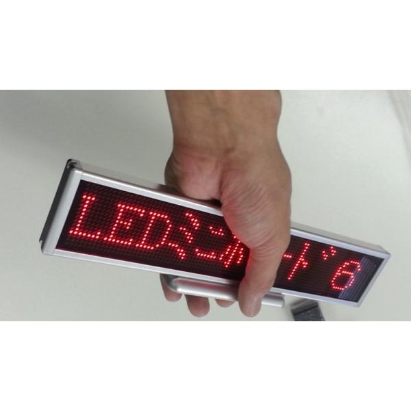 LEDミニボード96赤 - 小型LED電光掲示板（6文字画面表示版） 省エネ