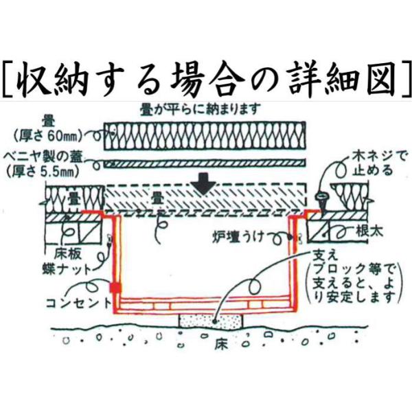 茶道具 炉縁 掻合 茶色