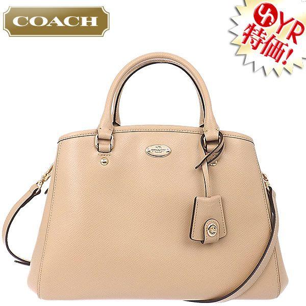 WEB限定デザイン COACH ラグジュアリークロスレザー スモール マーゴット キャリーオール 通販 コーチ トートバッグ レディース F34607