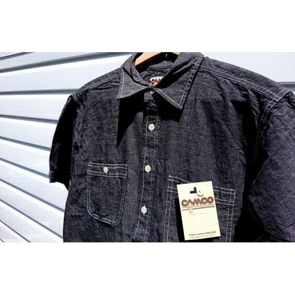 CAMCO(カムコ)シャンブレー 半袖シャツ ブラックシャンブレー /【Buyee ...