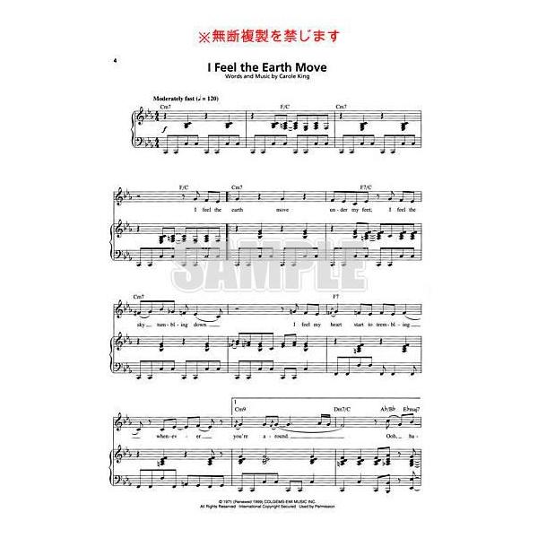 キャロル・キング CD付ピアノ弾き語り譜 輸入楽譜 /【Buyee】 Buyee
