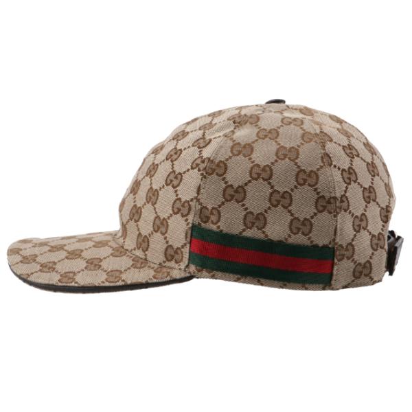 グッチ/GUCCI 帽子メンズキャップBEIGE/EBONY+CACAO-VRV 200035-KQWBG